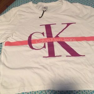 Calvin Klein jeans crop top(shirt)